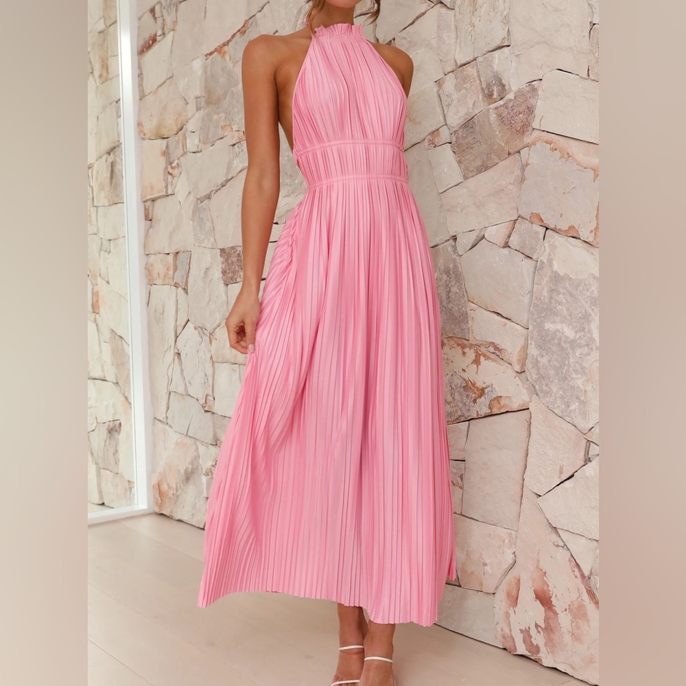 NWT Billy J Frances Maxi Dress in Pink